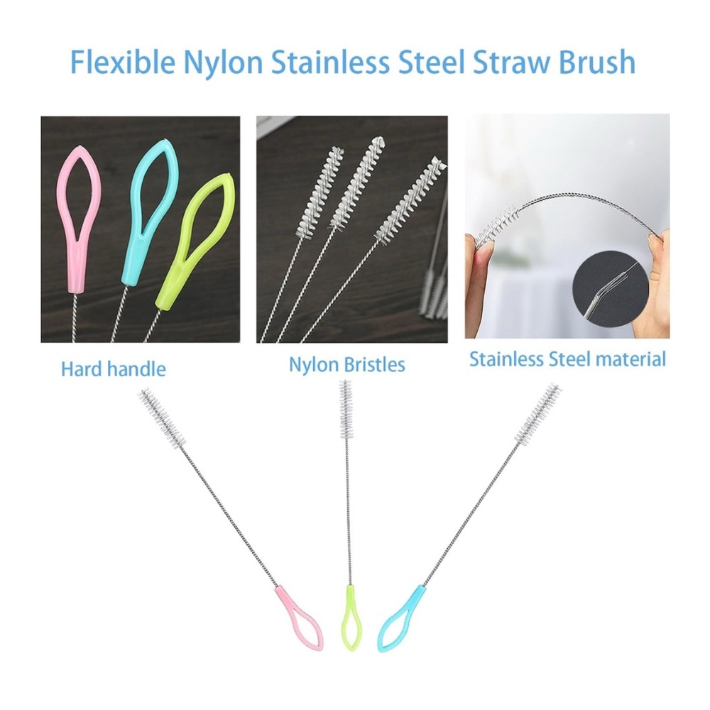 3 in 1 Cup Lid Cleaning Brush & Straw Cleaner Set 🆕 - Picture 6 of 9